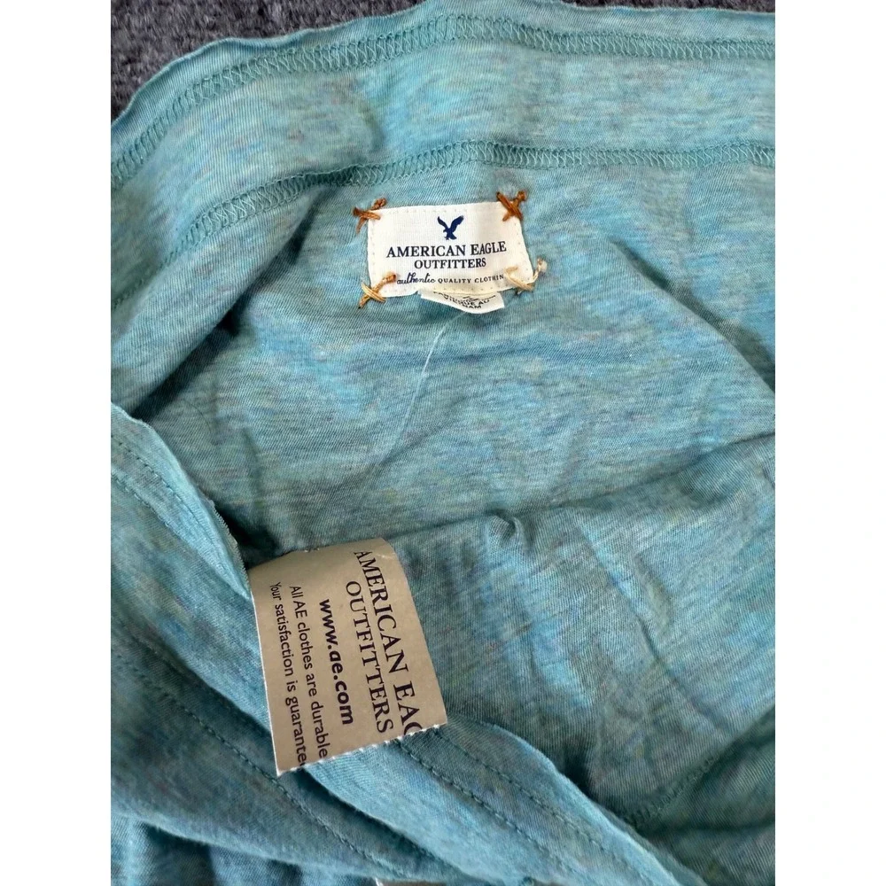 NWT American Eagle Tiered Maxi Skirt Size XL Teal Cotton Boho